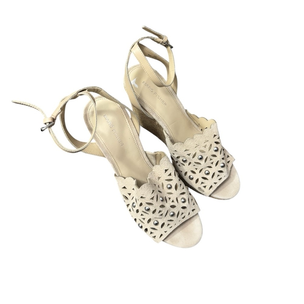Marc Fisher Hata Espadrille Wedge Sandals Size 9.5